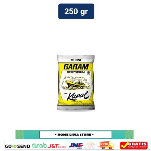 

Cap Kapal Garam Beryodium 250 gr