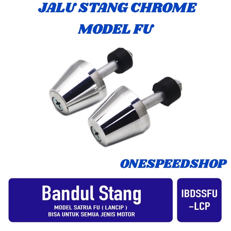 Jalu stang chrome pcx jumbo nmax lexi aerox vixion byson cbr ninja supra rxking beat mio scoopy vario thailand universal semua motor