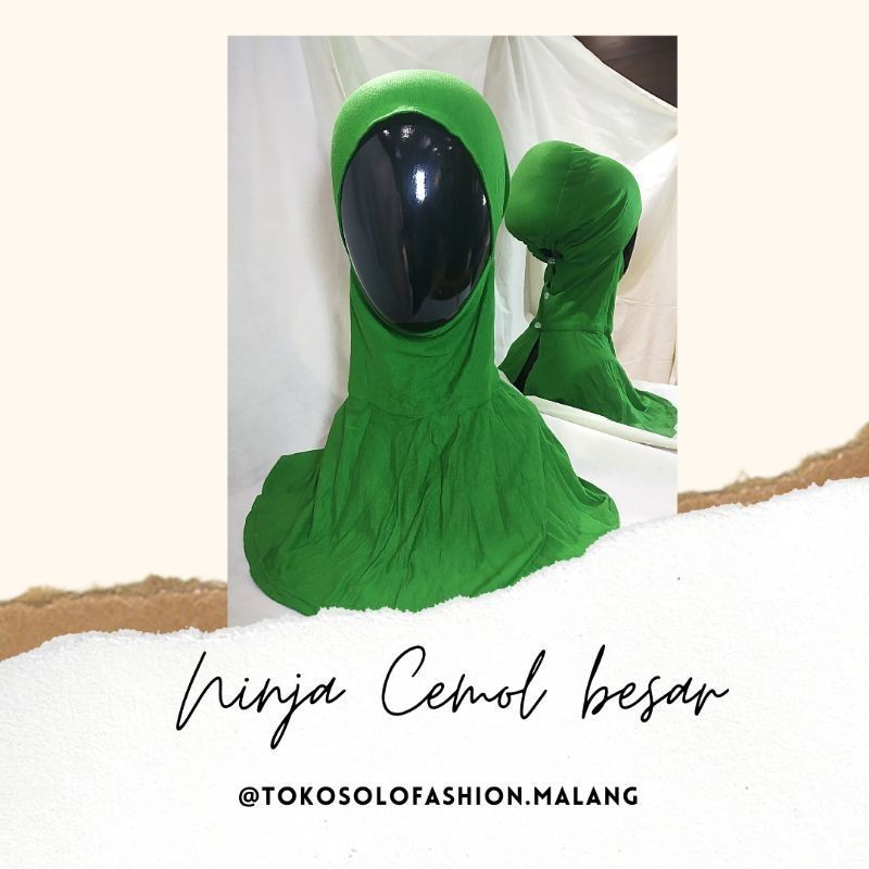 inner ninja premium kain adem antem cemol besar iner ninja cemol spandek halus, bahan PREMIUM