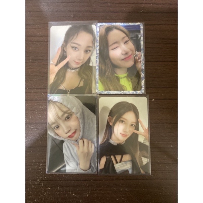 PC PHOTOCARD IZONE IZ*ONE ITZY AESPA GISELLE CHAERYEONG RYUJIN KIM CHAEWON HOODIE PUTIH ABU-ABU HUDI