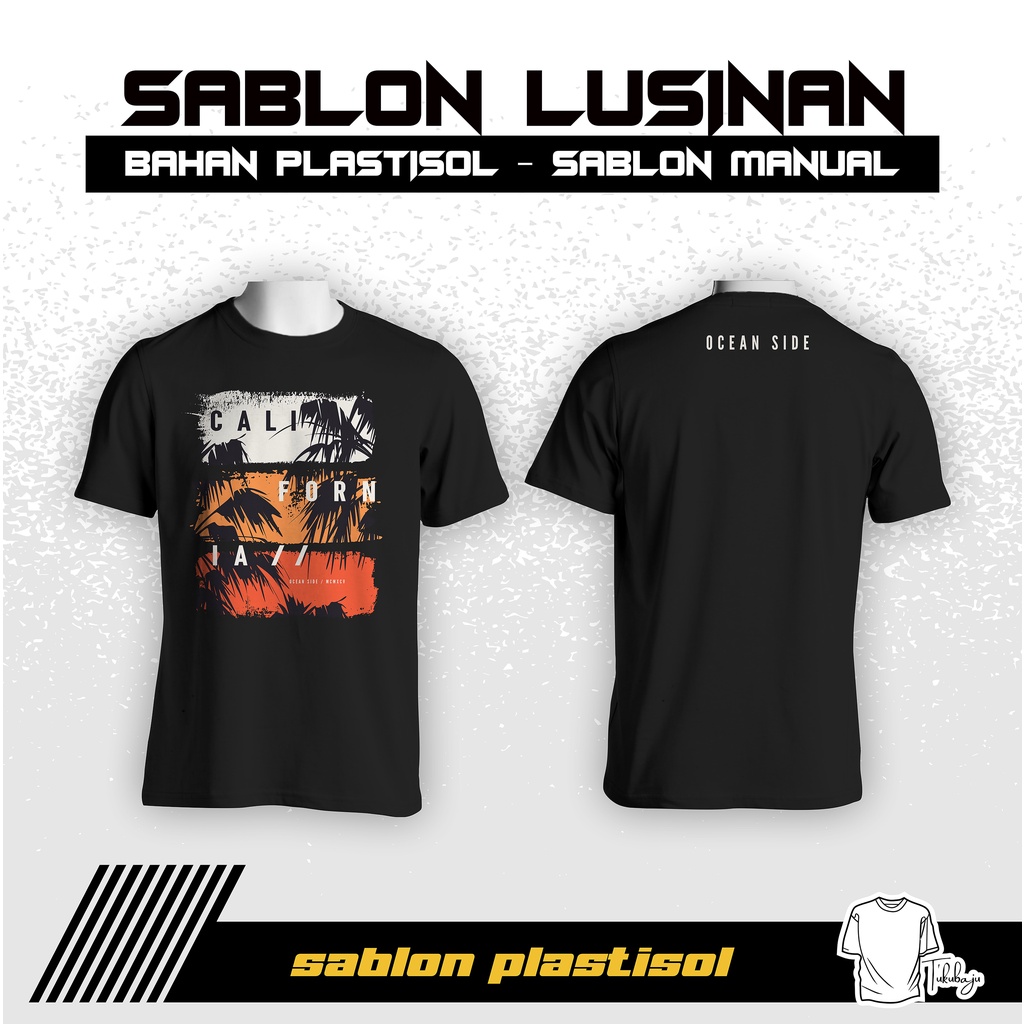 Custom Sablon Plastisol Manual | Lusinan Clothing Distro Pria, Wanita, Anak-anak