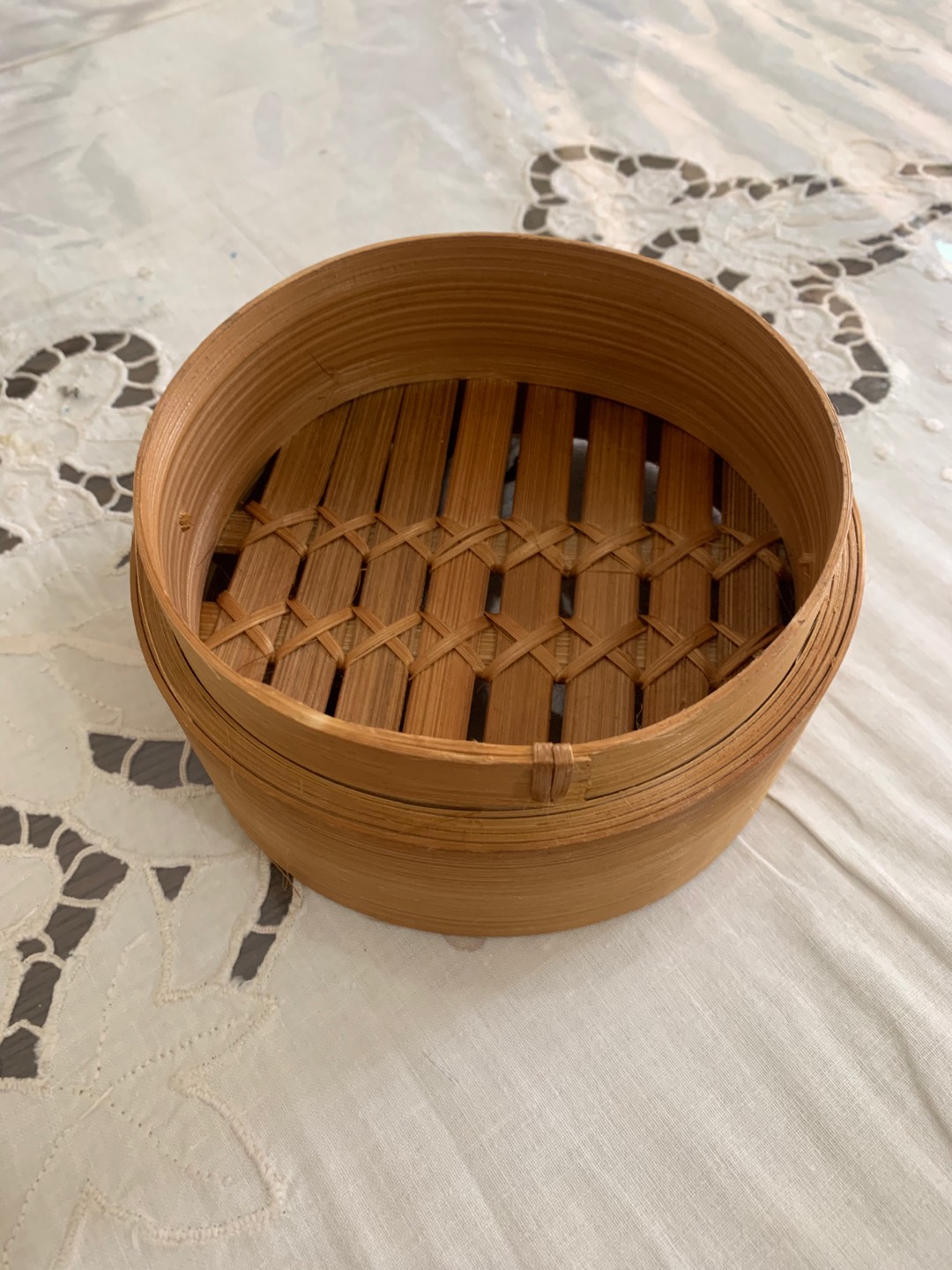 Tempat Dimsum Satuan 13cm/klakat Basket Kukusan Dim Sum Anyaman