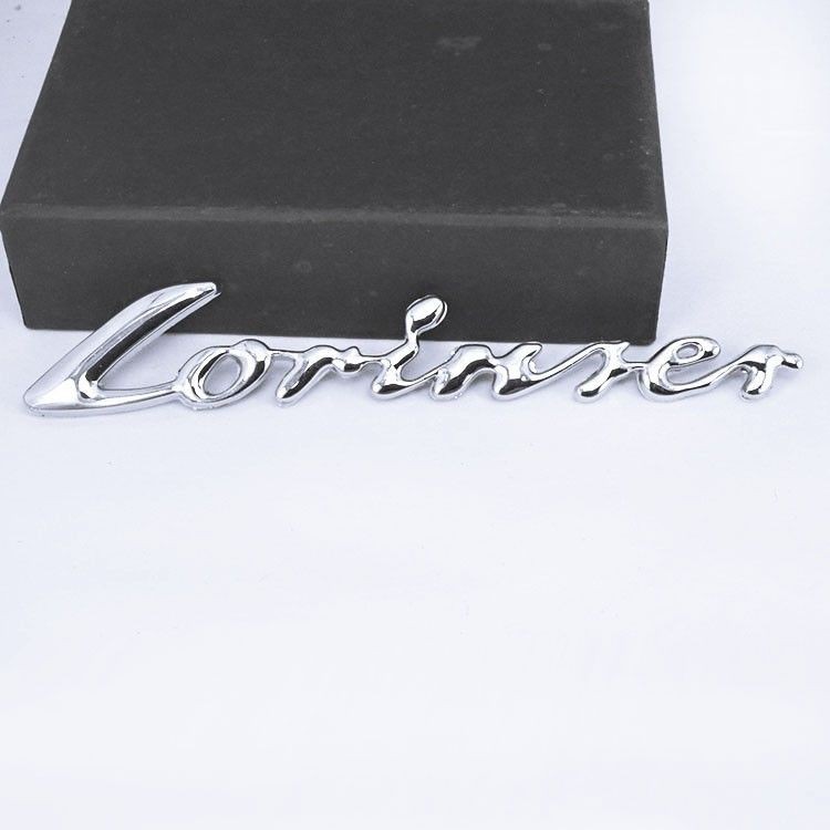 1pc Stiker Emblem Logo Lorinser Bahan Abs Warna Krom Untuk Bagasi Mobil Mercedes Benz