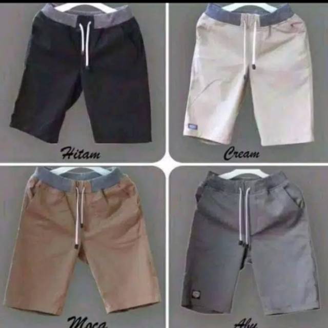 CELANA PENDEK PINGGANG KOLOR RIP BERTALI KWALITAS DISTRO