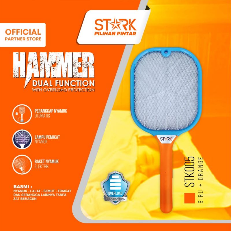 Raket Nyamuk Stark Hammer STK-005