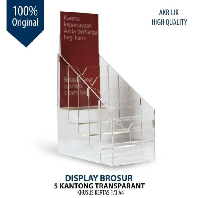 

Office & Stationery | Document Organizer | Display Brosur Akrilik/Tempat Brosur Susun | Best Seller