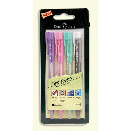 

Mudah Faber-Castell Ballpoint Grip Xp 0.5Mm Black Ink Set 4 Diskon