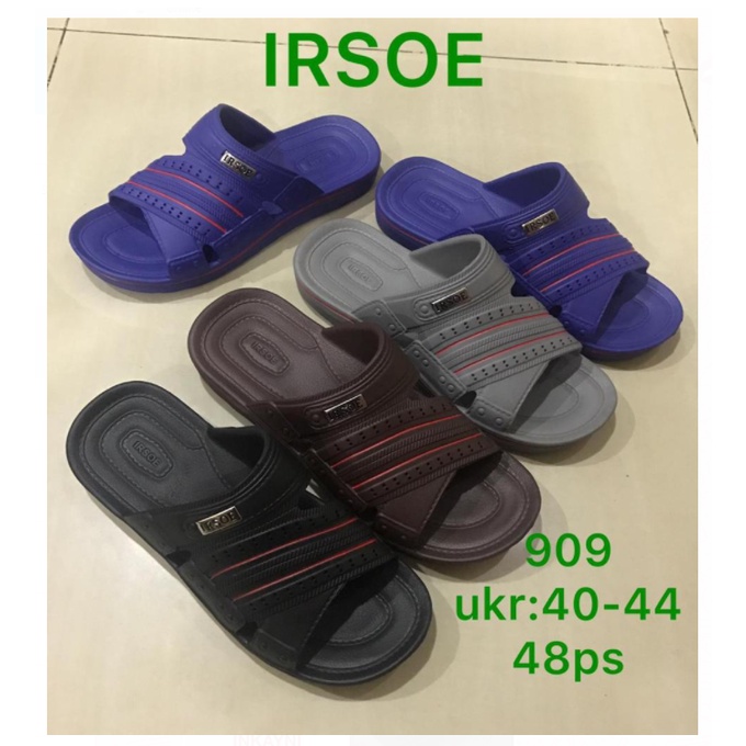 IR-909 Sandal Selop Pria / Sandal Slide Pria Merek Irsoe Ukuran 40-44