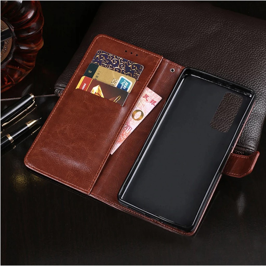 Vivo v20/V20 SE flip case leather wallet case dompet