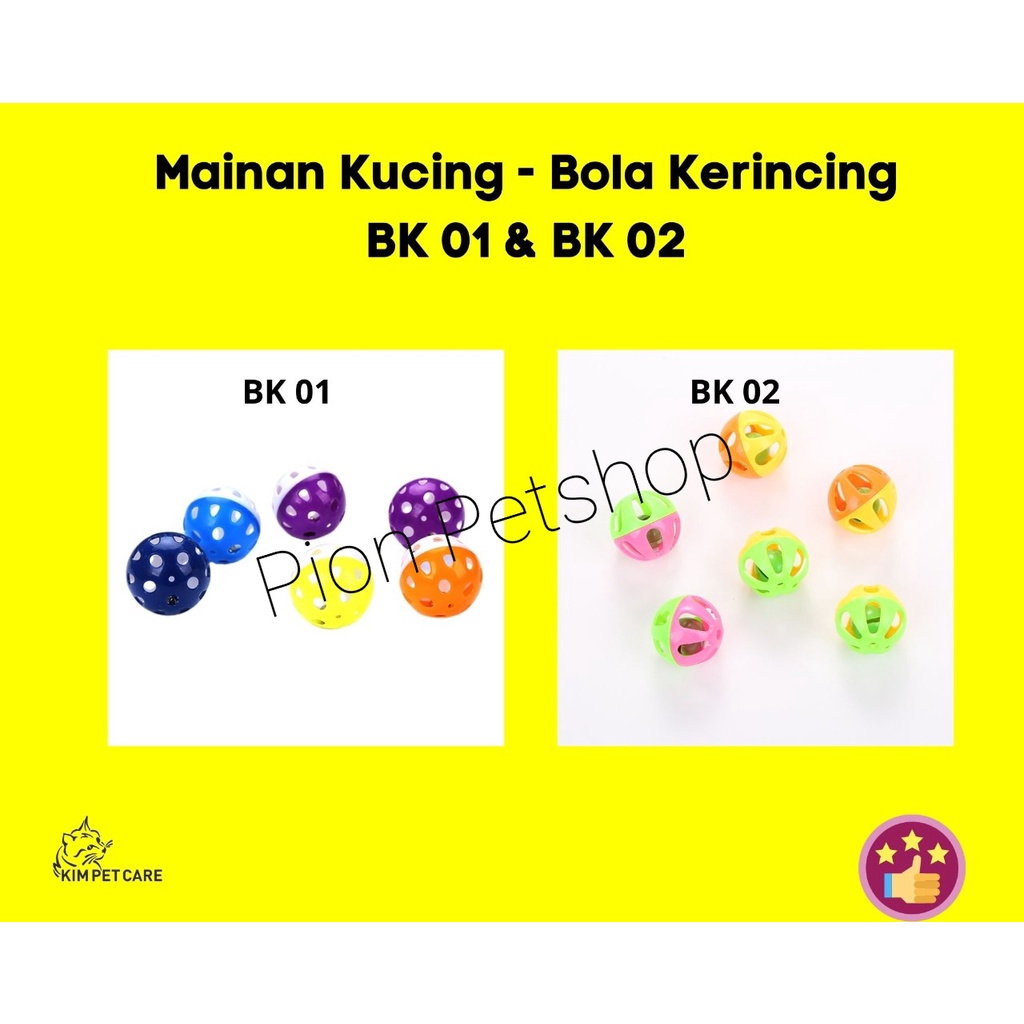 Mainan Kucing Bola Kerincing/Mainan Bola Kucing