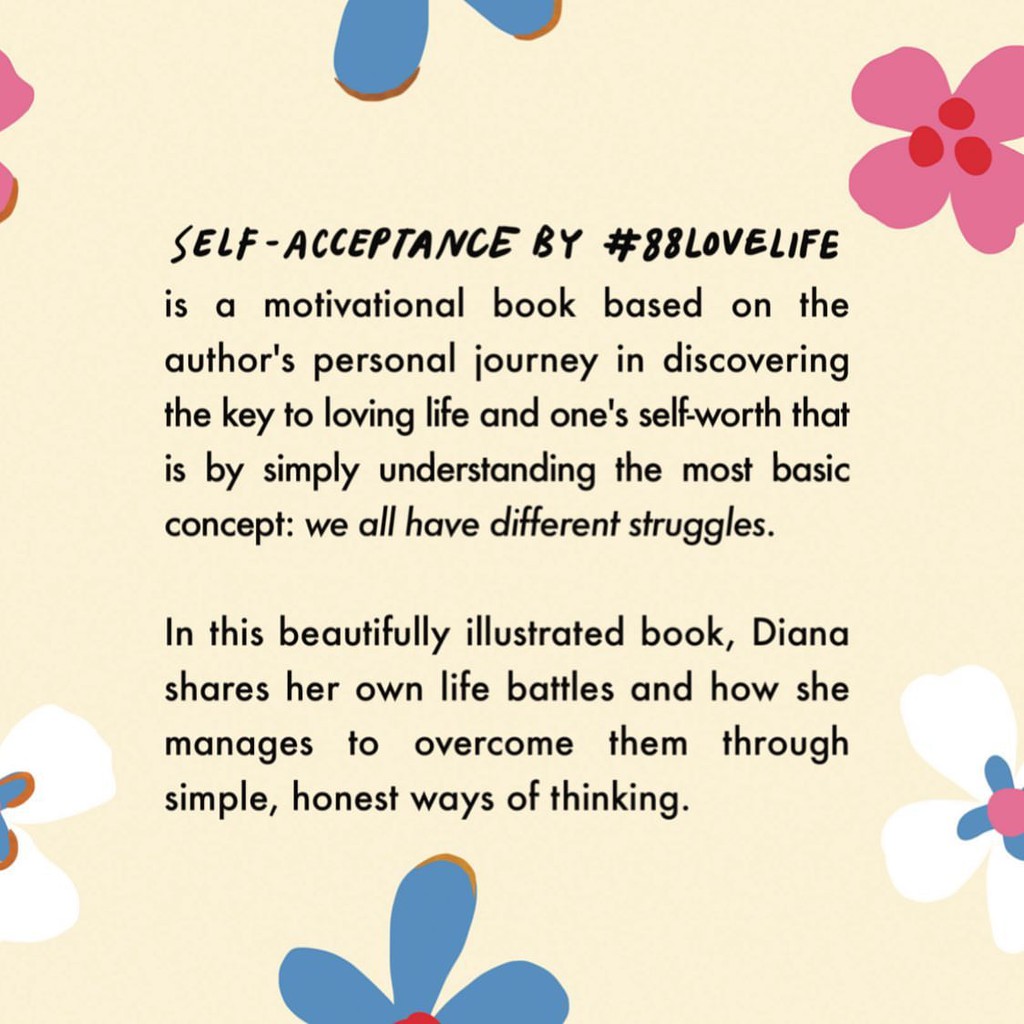 READY STOCK! SELF ACCEPTANCE BY #88LOVELIFE [HC]