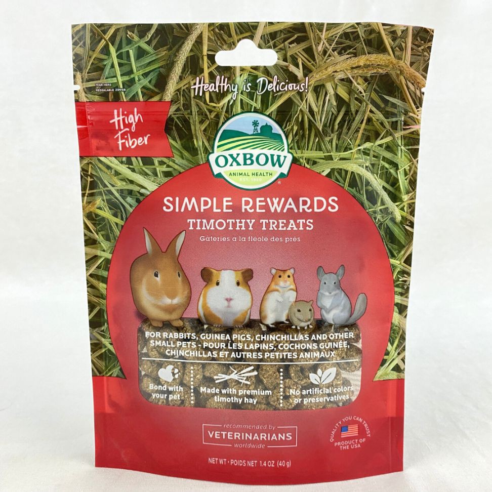 

OXBOW Snack Kelinci Simple Rewards TIMOTHY Treat 40gram