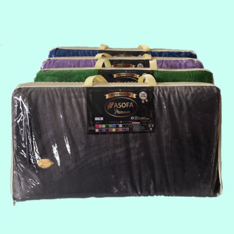 Sajadah Rasfur Premium / Sajadah Bulu / Sejadah Rasfur Tebal