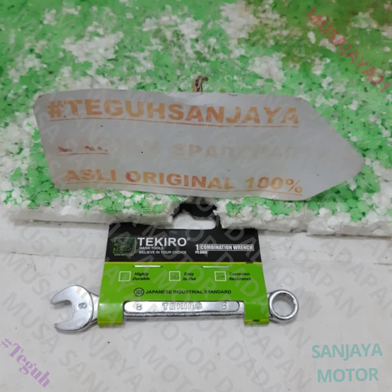 (100% TOP) Kunci Ring Pas Satuan 8 MM / Kunci Ring-Pas 8 TEKIRO mantap