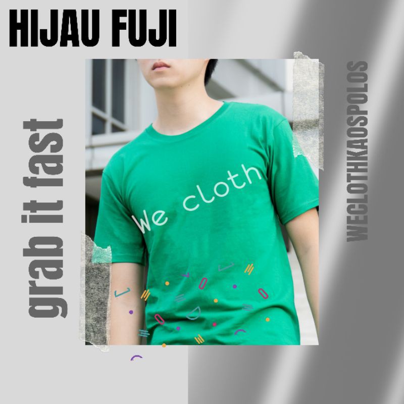 Kaos polos catton combed 30s