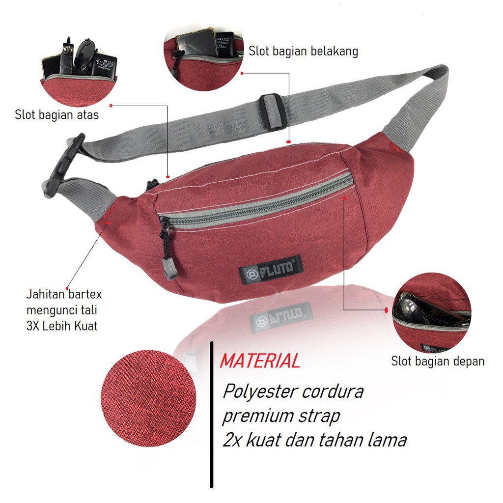Tas Selempang Pria bisa wanita | Tas Slempang Tas Pinggang Waistbag Cowok Murah Terbaru