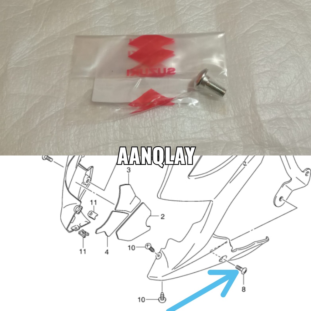 Baut Undercowl Suzuki Satria FU Baut Leg Bawah Suzuki Satria FU