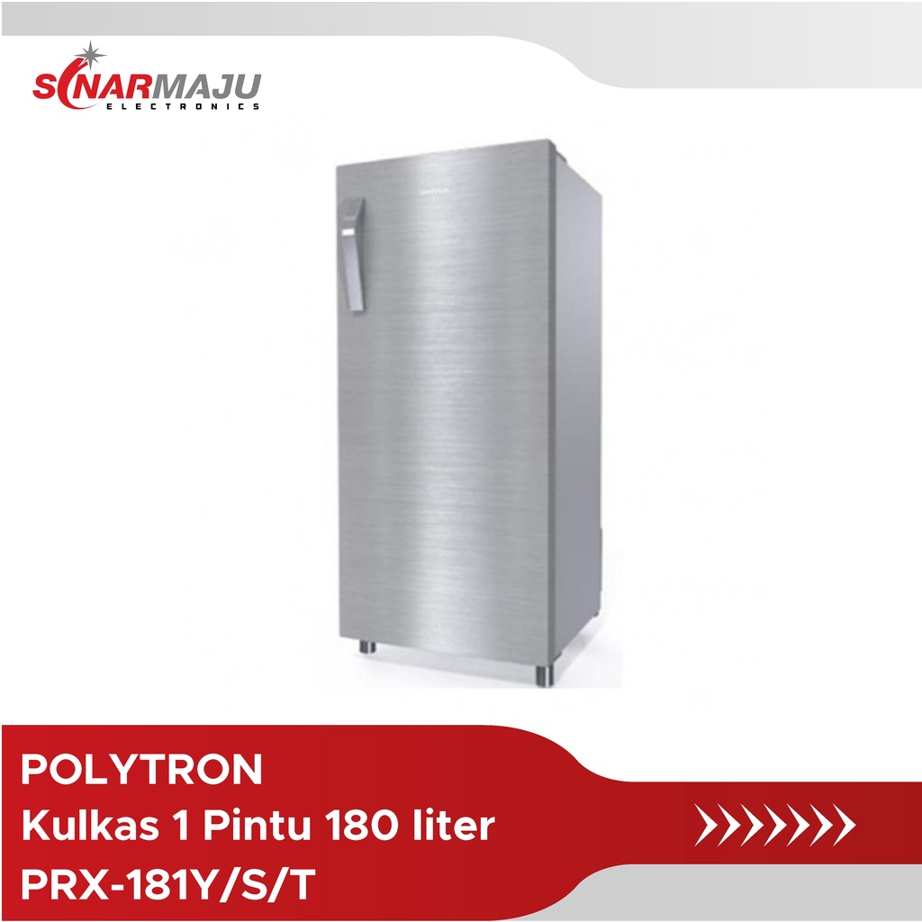 Polytron Kulkas 1 Pintu 180 liter PRX-181Y/S/T