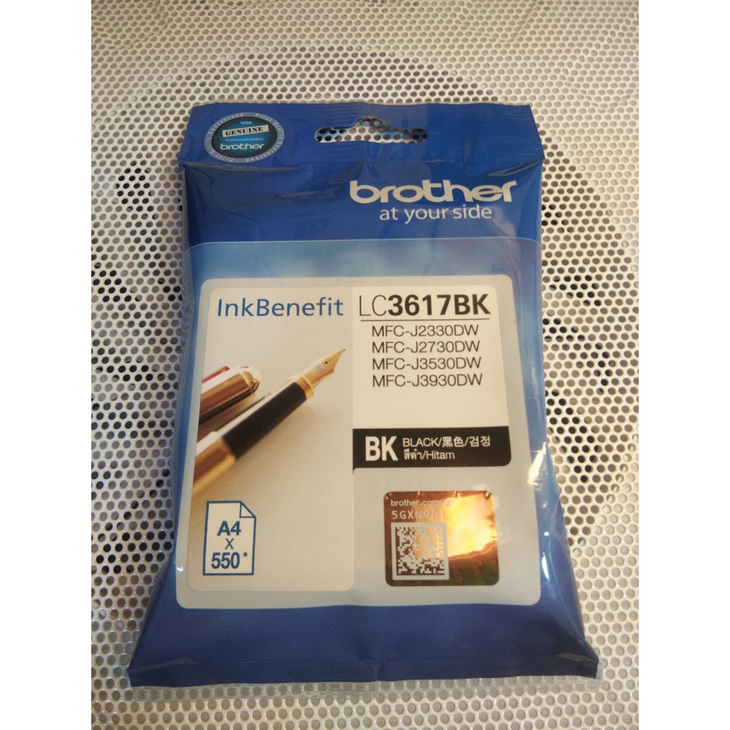 Brother Ink Catrigde LC3617.BK - Tinta Printer LC3617 Hitam 100% ORIGINAL