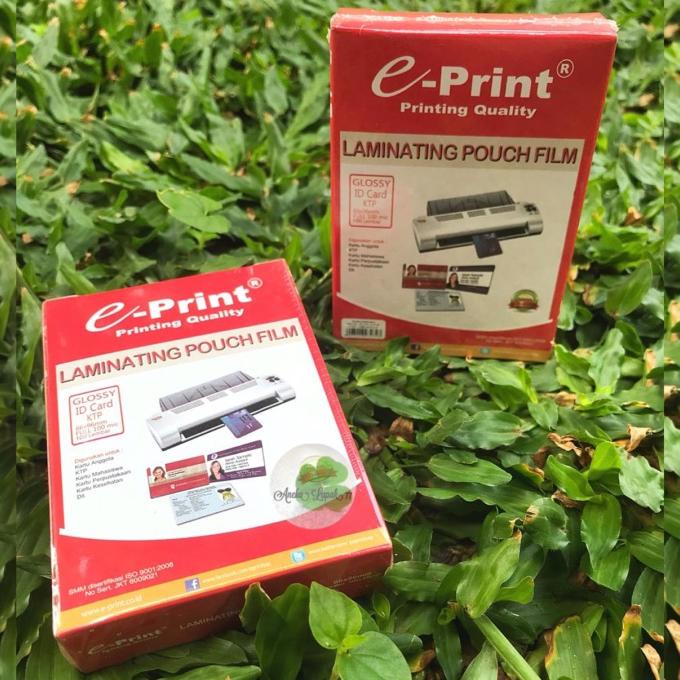 

Plastik Laminating Pouch Film ID CARD/ KTP 100 mic 100sh murah grosir
