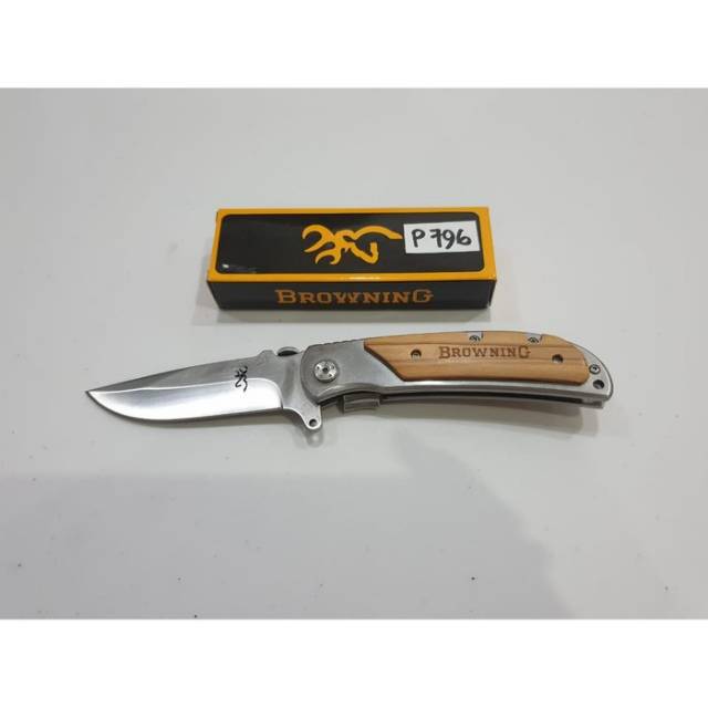 Pisau Lipat Browning CK338 - Pisau Lipat P796 -Pocket survival kit