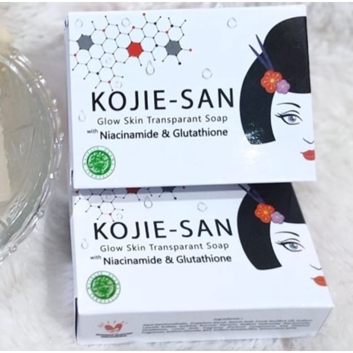 ❤ RATU ❤ Kojie San Skin Lightening Soap | Kojic Acid Kojisan 65g | Sabun Pemutih Badan | Goats Milk | Brightening | Transparent (✔️BPOM)