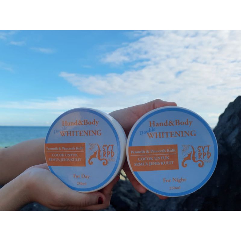 [ORIGINAL] PAKET HEMAT HANDBODY PEMUTIH SYJ RPD DOUBLE WHITENING || HANBODY PEMUTIH PERMANEN || BODY