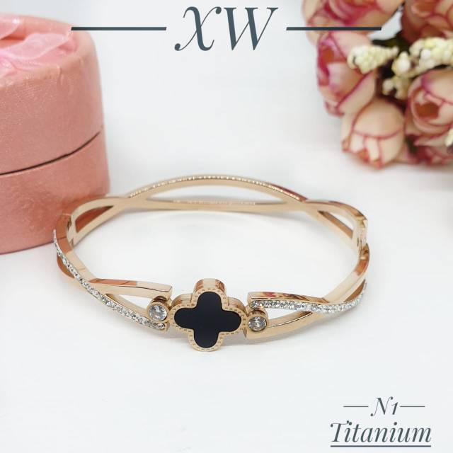 Gelang Titanium rosegold G01041