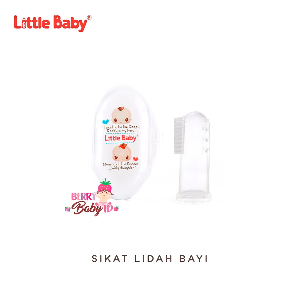 Little Baby Sikat Gigi dan Lidah Bayi GRATIS Wadah Baby Toothbrush Berry Mart