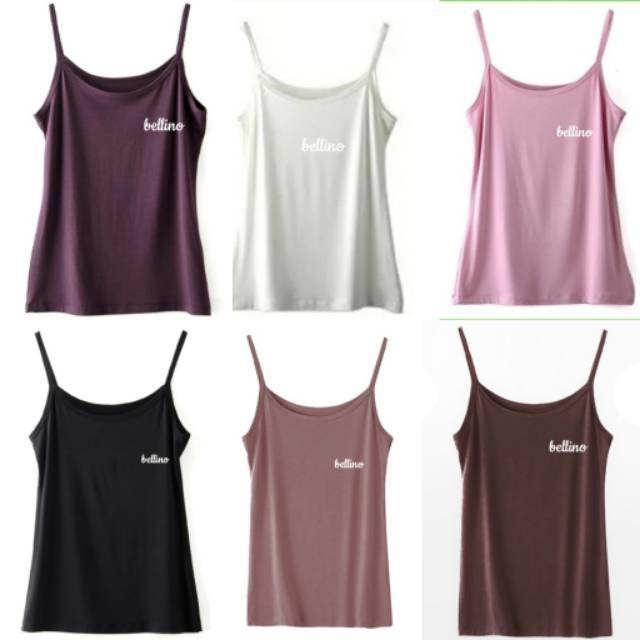 Tanktop Tali Wanita Fit to XL Viorano Supersoft Camisol Tali Kecil Lembut Singlet Cewek Allsize-navy