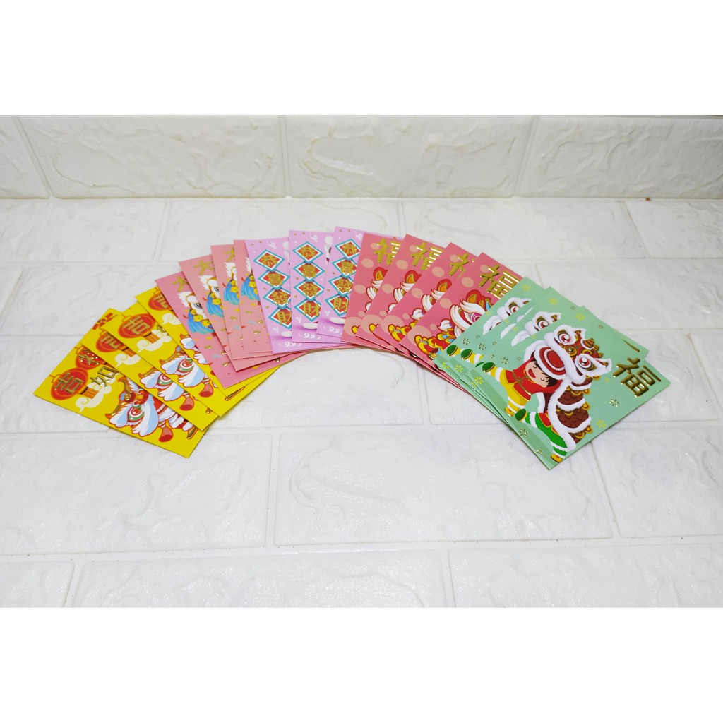 Angpao Kecil Barong Sai isi 20 pcs - Angpao Chinese New Year