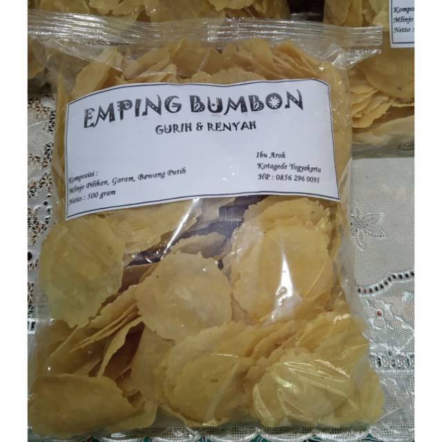 

Emping Melinjo Bumbon