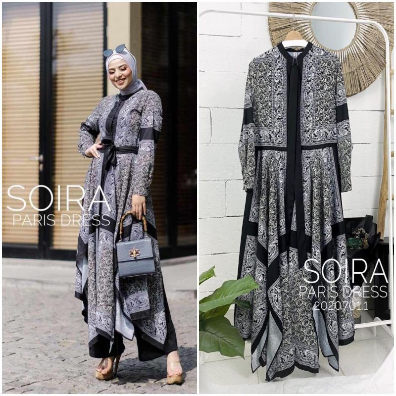 PARIS DRESS MOTIF BATIK BY SOIRA