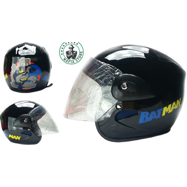 HELM ANAK BALITA SNI KARAKTER SPIDERMAN CEWEK COWOK LAKI-LAKI PEREMPUA