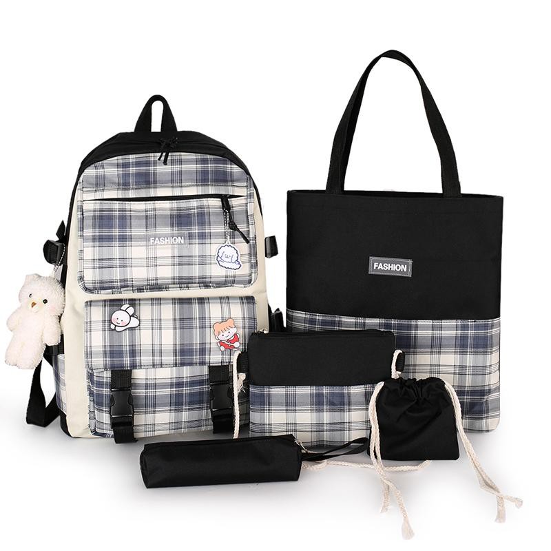 BQ 3140 GI 18252 GT 1837 CR 7838 RISCE TAS RANSEL 5IN1 IMPORT WANITA CEWEK PEREMPUAN JAKARTA BATAM SEKOLAH KULIAH JTF EL 6590