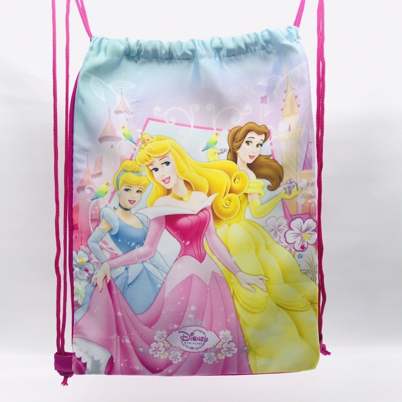 Tas anak sekolah serut/ sling bag / string sport bag tk - sd - smp kuliah princess