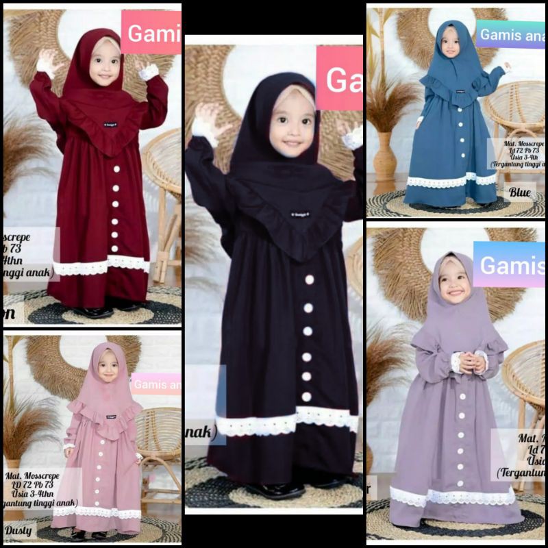 GAMIS ANAK NAYLA KIDS / GAMIS ANAK MURAH
