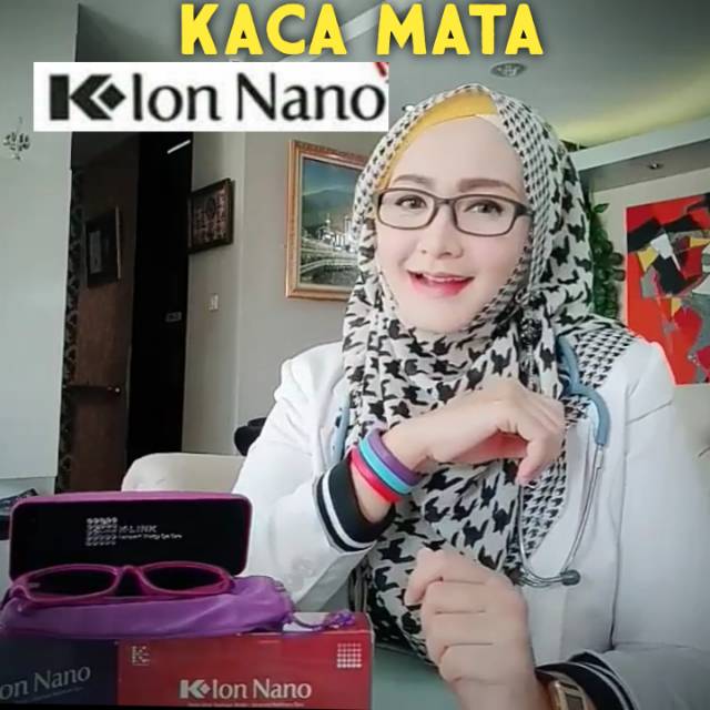 Kaca mata kesehatan terapi k-ion nano reguler obat sakit mata sakit kepala