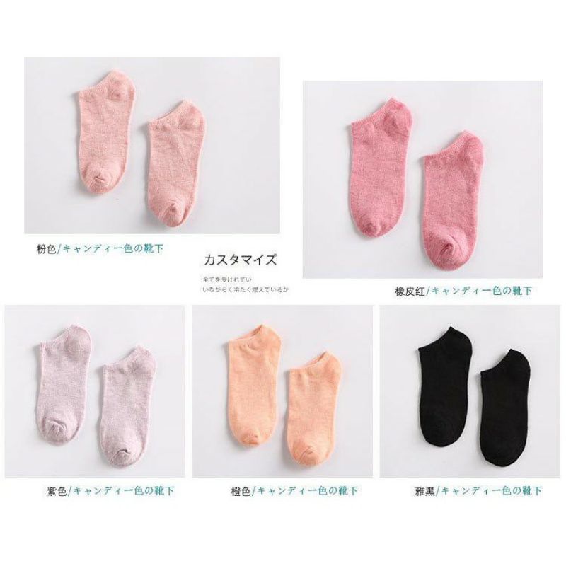 [IMPORT] Kaos Kaki Bahan adem Semata Kaki mata kaki cute