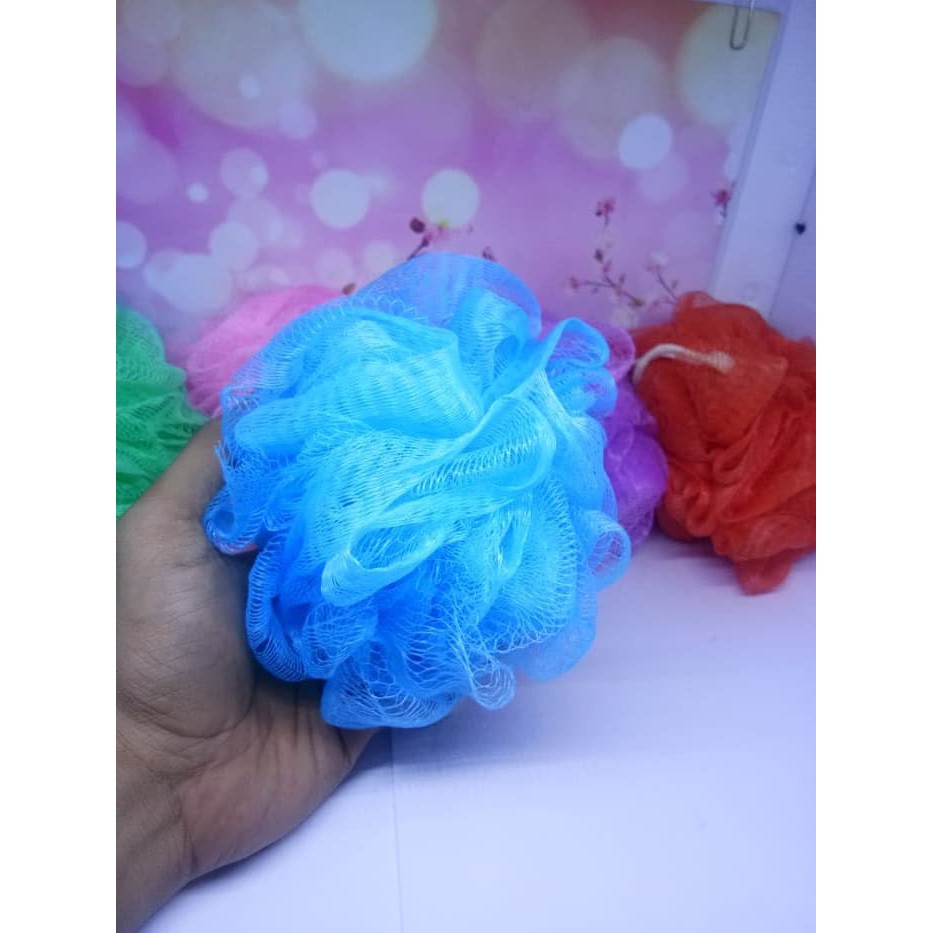 Spon Mandi Single Warna Bath Sponge Sponge Mandi