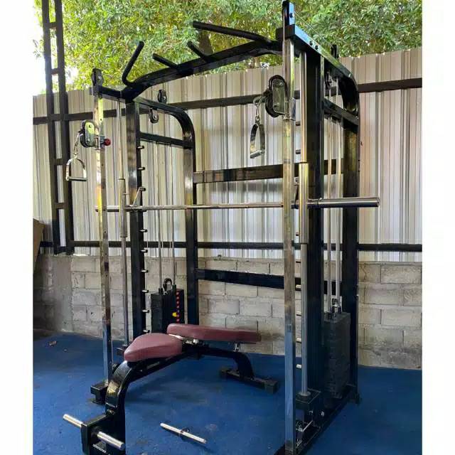 ALAT FITNESS SMITH PLUS CABLECROSSOVER / ALAT ANGKAT BEBAN