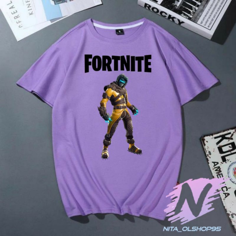 kaos anak fornite mobile shirt kids fornite