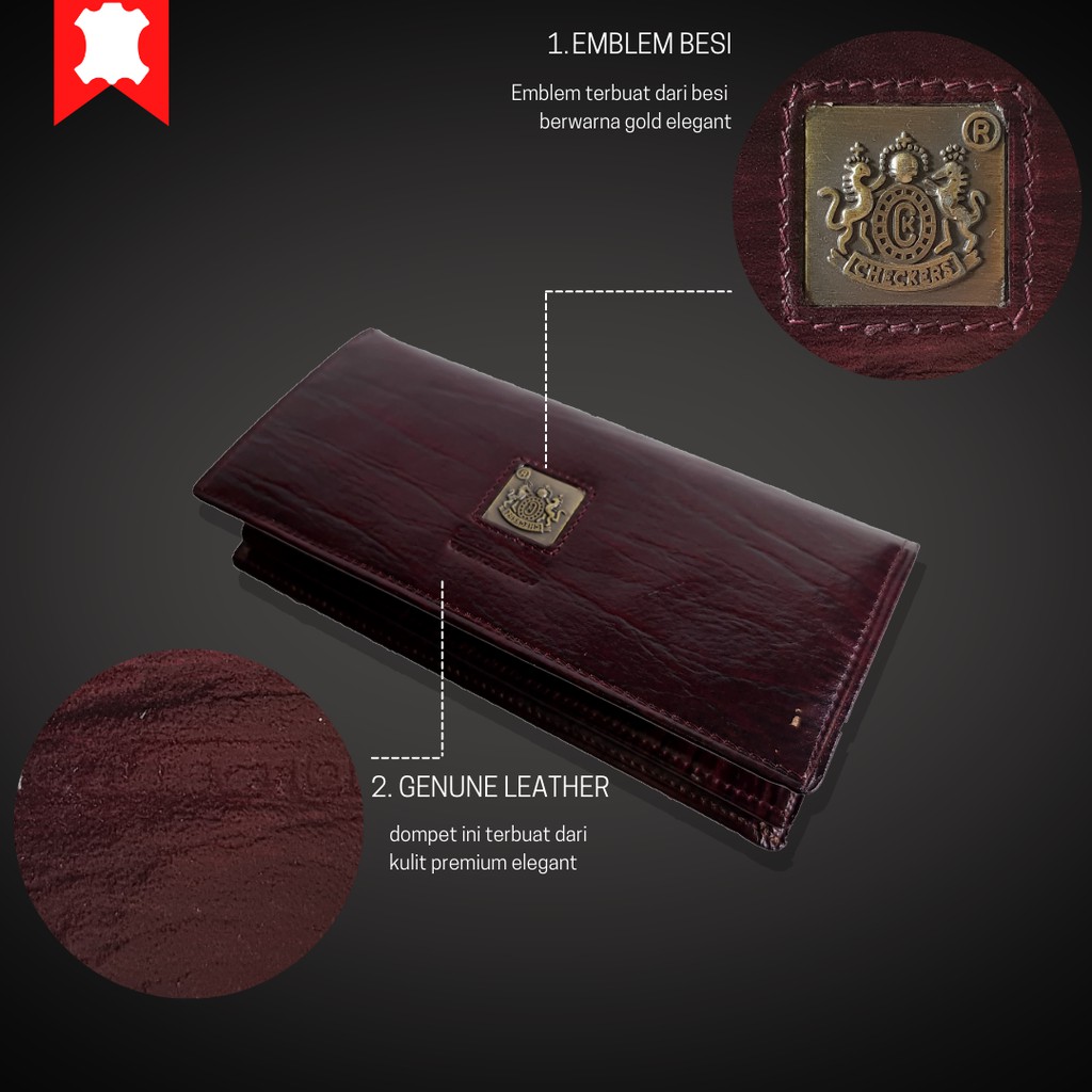 Dompet Pria Dompet Kulit Dompet Panjang Dompet laki-laki Dompet panjang laki-laki dompet murah