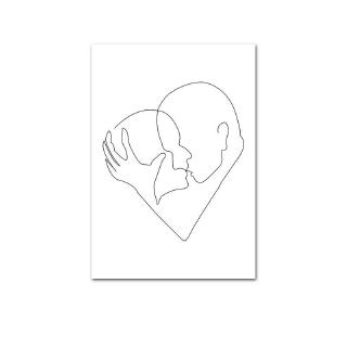 Line Drawing Couple Kiss Abstract Poster Wall Art Canvas Prints Black White Decorative Painting Pictures No Framed Shopee Indonesia