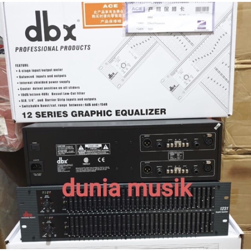 Equalizer dbx1231xl dbx 1231xl 1231