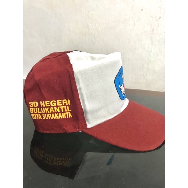 topi sekolah SD / SMP / SMA ( sablon )