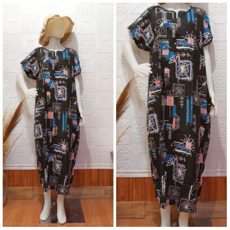 Daster Habel/HISBI Long BUSUI Panjang Semata Kaki Bahan Rayon Premium-Hisbi busui 38