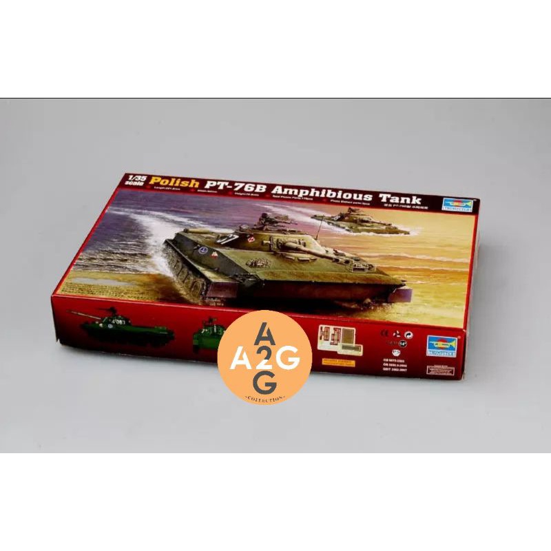 Model kit Trumpeter 1/35 Polish PT-76 B Amphibious Tank
