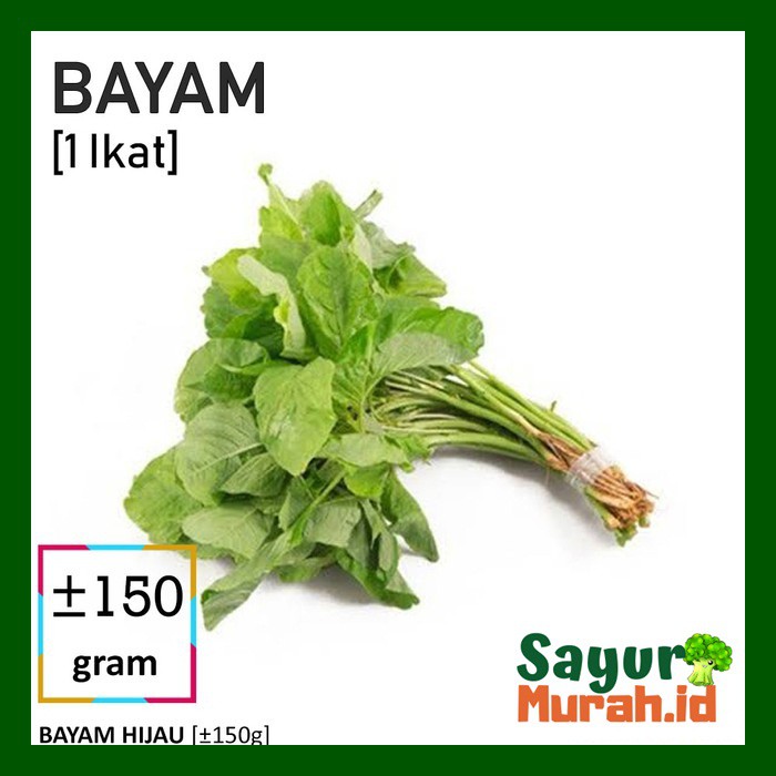 

BAYAM HIJAU SAYUR [1 Ikat, +-150g]
