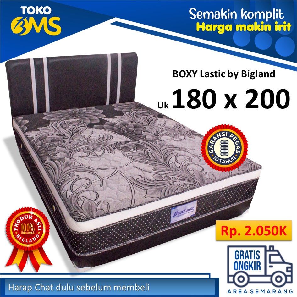 Multibed Springbed Box Lastic by Bigland Semarang ukuran 180x200 Toko Bms Murah inul